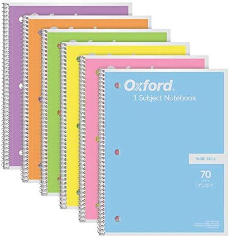 Oxford Cuaderno Espiral De Unidades Tema Papel De Rayas