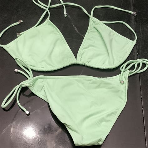 VENUS Swim Venus String Bikini Mint Green Poshmark