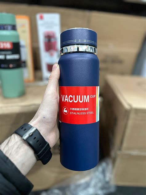 Imported Vacuum Flask 800 Ml —navy Blue Peshawar Imports