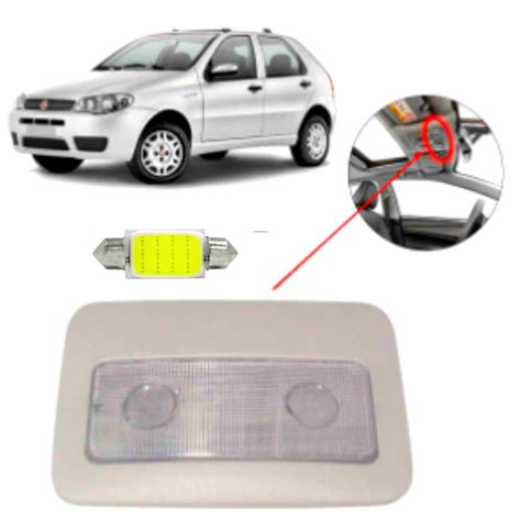 Lanterna Luz Teto Cortesia Lampada Led Fiat Palio Siena Strada G