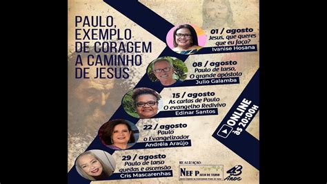 NEFPT REC Palestra Paulo de Tarso o Grande Apóstolo Júlio