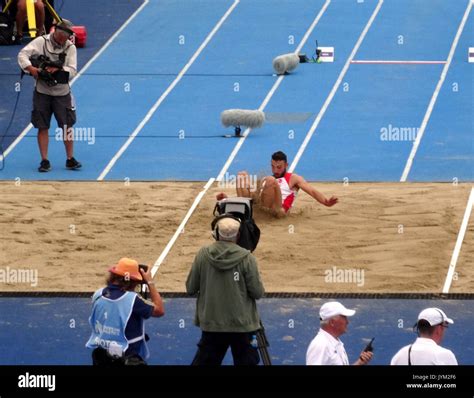 Athletics european championships triple jump hi-res stock photography ...