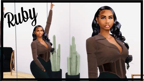 Sims 4 Cas Ruby Sim Download Cc Links Youtube