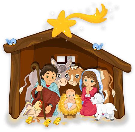 Cute Nativity Clipart view 153 nativity scene illustration images and graphics from 50 000 ...