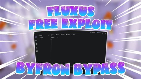 Free Byfron Bypassed Script Executor Fluxus Roblox Tutorial Youtube