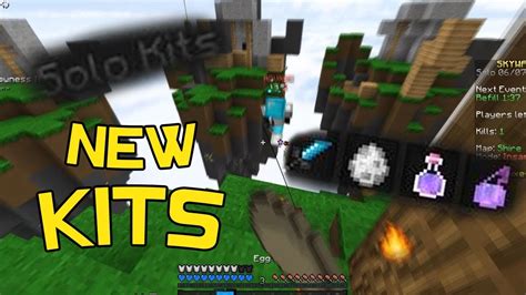 New Skywars Kits Hypixel Skywars Youtube