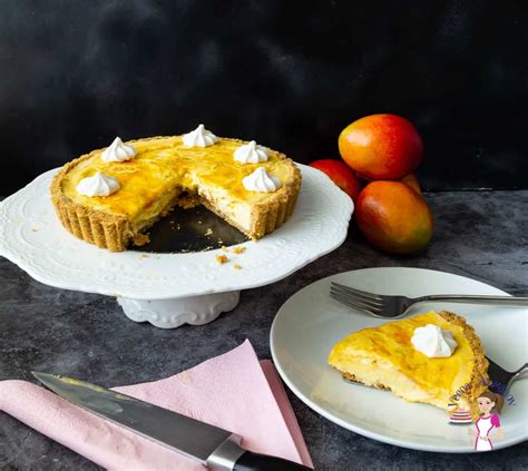 No Bake Mango Cheesecake Tart Veena Azmanov