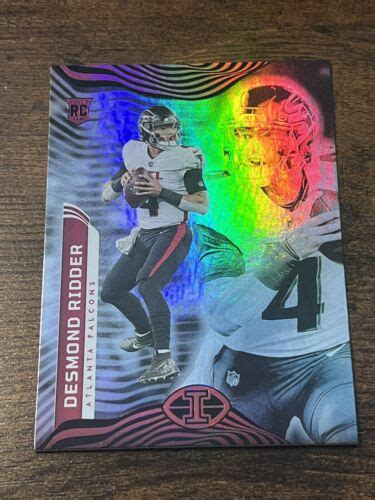 2022 Panini Illusions 3 Desmond Ridder Rookie Card RC Atlanta Falcons