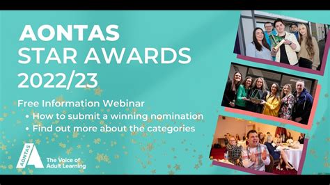 Aontas Star Award 2023 Information Webinar Presentation Youtube