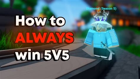 How To Always Win 5v5 │ Roblox Bedwars Youtube