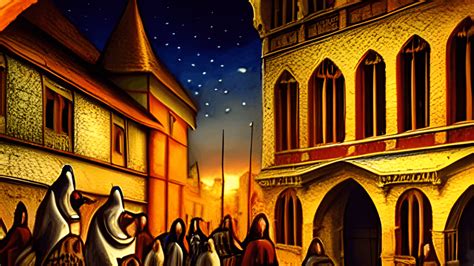 3d Medieval Town Illustration · Creative Fabrica