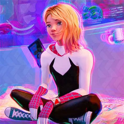 Atsv Matching Icons Spider Gwen Costume Spiderman Spider Gwen