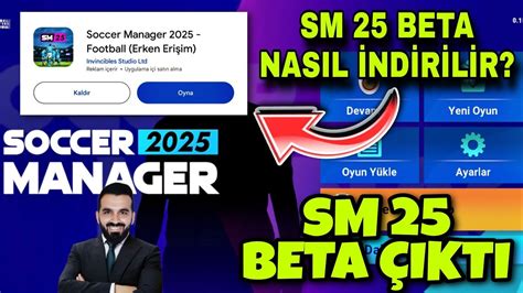 SM 25 BETA NASIL İNDİRİLİR SM25 ÇIKTI SOCCER MANAGER 2025 YouTube