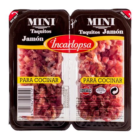 Incarlopsa Mini Taquitos De Jam N Paquetes X G