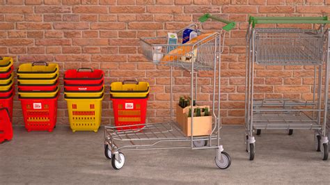 Small Garden Centre Trolley 3d Model 34 3ds Blend C4d Fbx Max