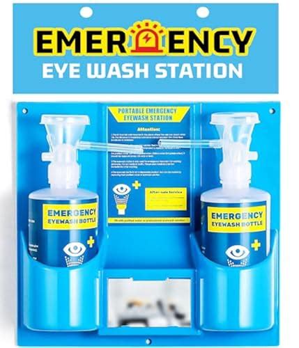 Frifreego Portable Eye Wash Station With Eyewash Bottles Emergency