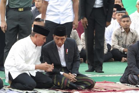 Presiden Jokowi Salat Idul Adha Di Kebun Raya Bogor