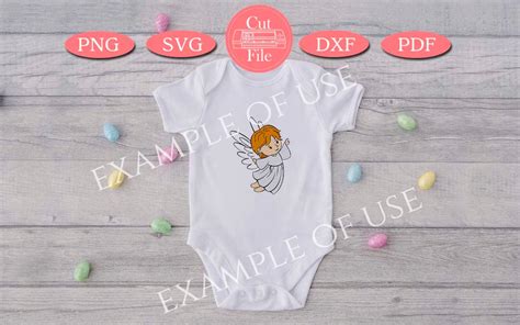 Baby Angel Cut and Print File SVG DXF PNG Pdf - Etsy