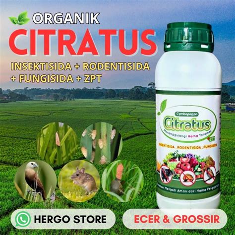 Jual Pestisida Organik CITRATUS ZPT INSEKTISIDA RODENTISIDA