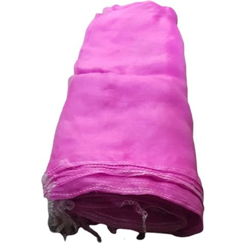 Pink Plain Inch Monofilament Mesh Bag Fabric At Rs Meter In Rajkot