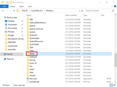 How To Access Temporary Files In Windows 10 With Guide Images