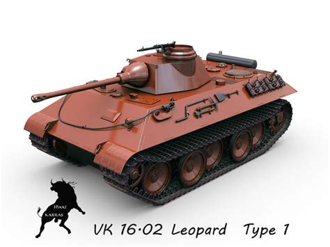 Modelo 3d VK 16 02 Leopard Type 1 TurboSquid 752138