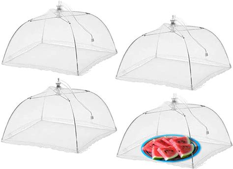 Wisdomwell Pop Up Mesh Food Covers Tent Umbrella Pack Large Inch