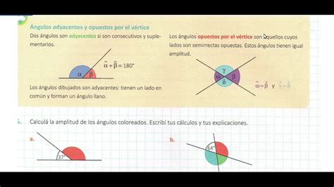 Ngulos Consecutivos Complementarios Suplementarios Adyacentes Y