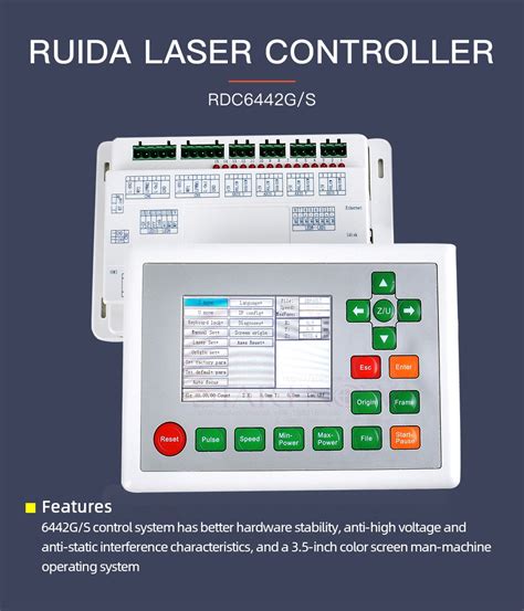 Ruida RDC6442G RDC6442S CO2 Laser Controller Board Card For CNC