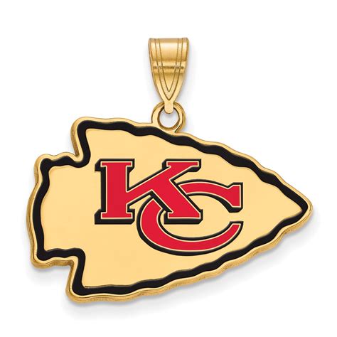 Kansas City Chiefs Large Enamel Pendant Pg93053