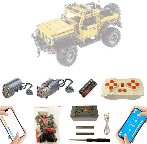 For Lego 42122 Technic Jeep Wrangler Super Motor And Remote Control Upgrade Kit 2 Motors Pdf