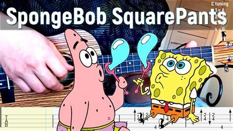 Spongebob Squarepants End Theme Ukulele Tutorial Tabs Youtube