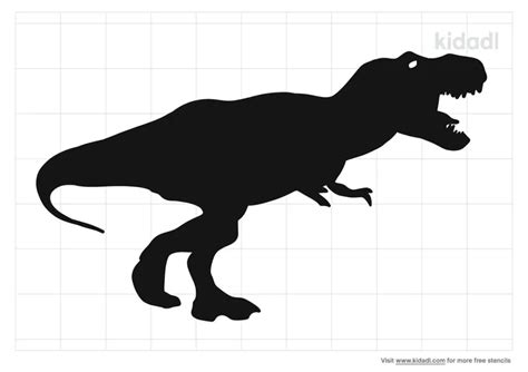 Printable Stencils Free Stencils Dinosaur Stencil Home Free T Rex