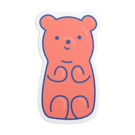 Red Gummy Bear Sticker — Snippet Studios