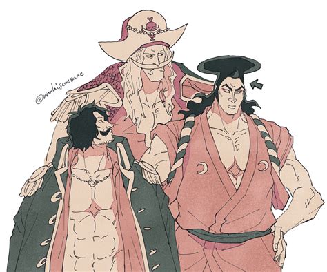 Edward Newgate Gol D Roger And Kouzuki Oden One Piece Drawn By