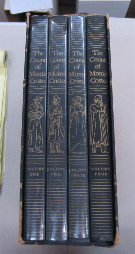 The Count Of Monte Cristo In Four Volumes By Dumas Alexandre Andr