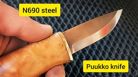 MAKİNG A PUUKKO KNİFE el yapımı n690 puukko bıçak YouTube