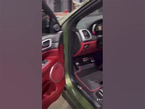 Trackhawk red interior! - YouTube