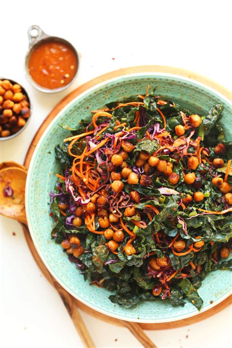 20 Minute Asian Kale Salad Minimalist Baker Salad