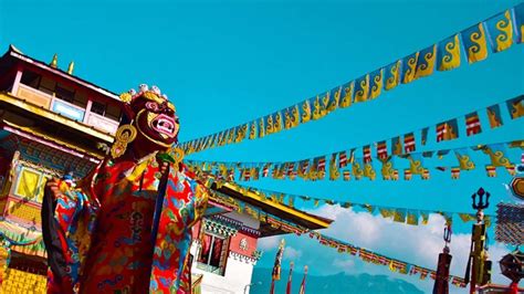 Kagyed Dance Chham Masked Dance Of Sikkim Tale Of 2 Backpackers