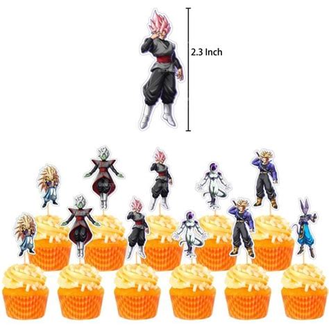 Fournitures de fête d anniversaire Dragon Ball Z les décorations de