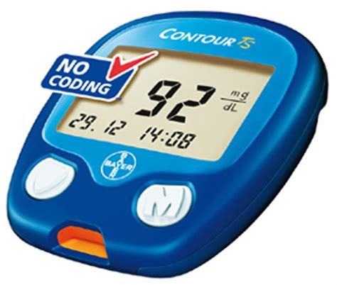 Buy Bayer Contour Ts Glucometer With 10 Strips Expiry June 2017 Onward