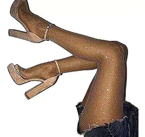 Meia Calça Arrastão Strass Brilho Anita Sexy Fantasia Nude MercadoLivre