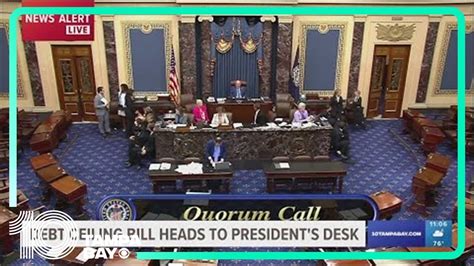 Senate Passes Debt Ceiling Bill In Late Night Vote Youtube