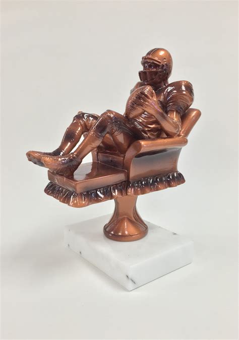 5 3/4" Tall Armchair Quarterback - Fantasy Trophy Store