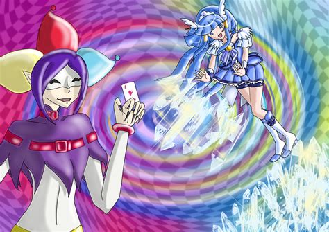 Cure Beauty And Joker Fight By Daisyharvey On Deviantart