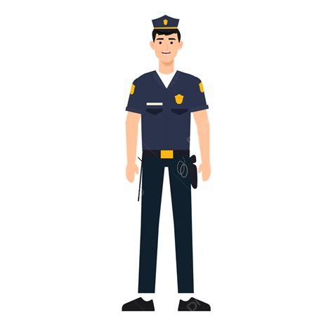 Cartoon Police Officer Clipart Png Images Happy Police Cartoon Police