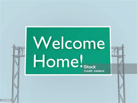 Welcome Home Concept Stock Photo Download Image Now Arrival Art