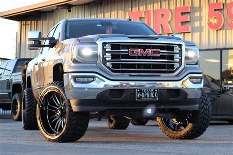 Gmc Sierra Grey Hartes Metal Whipsaw Wheel Front