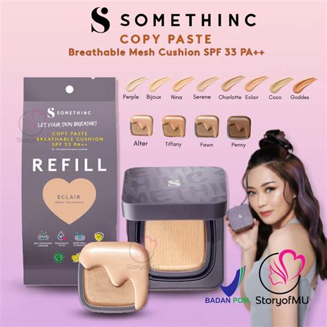 Jual BPOM NEW Shades SOMETHINC Copy Paste Breathable Cushion SPF33